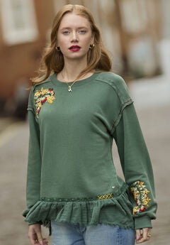 Peplum Sweatshirt