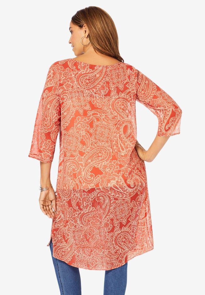 Mega Slit Tunic, , on-hover image number 1