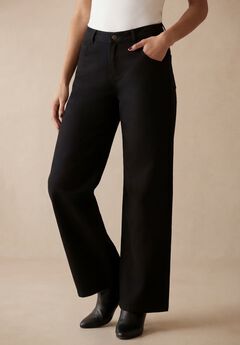 Classic Denim Wide Leg Jean