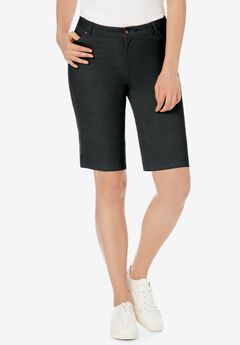 Plus Size Stretch Bermuda Shorts