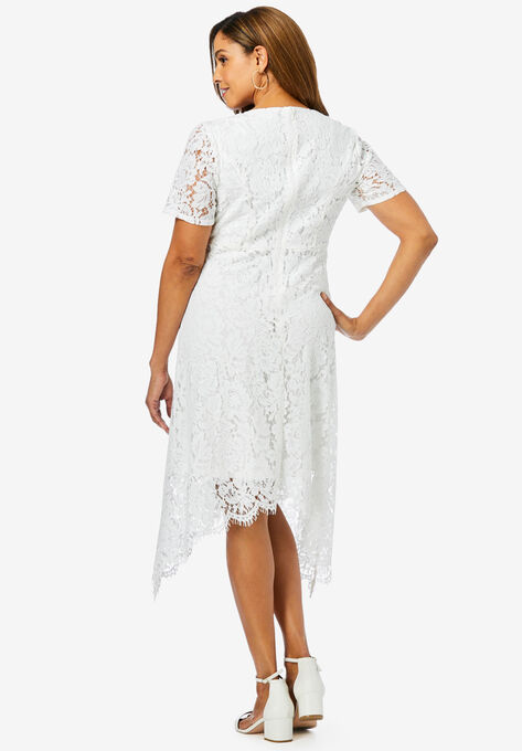 Lace Handkerchief Dress, , on-hover image number null