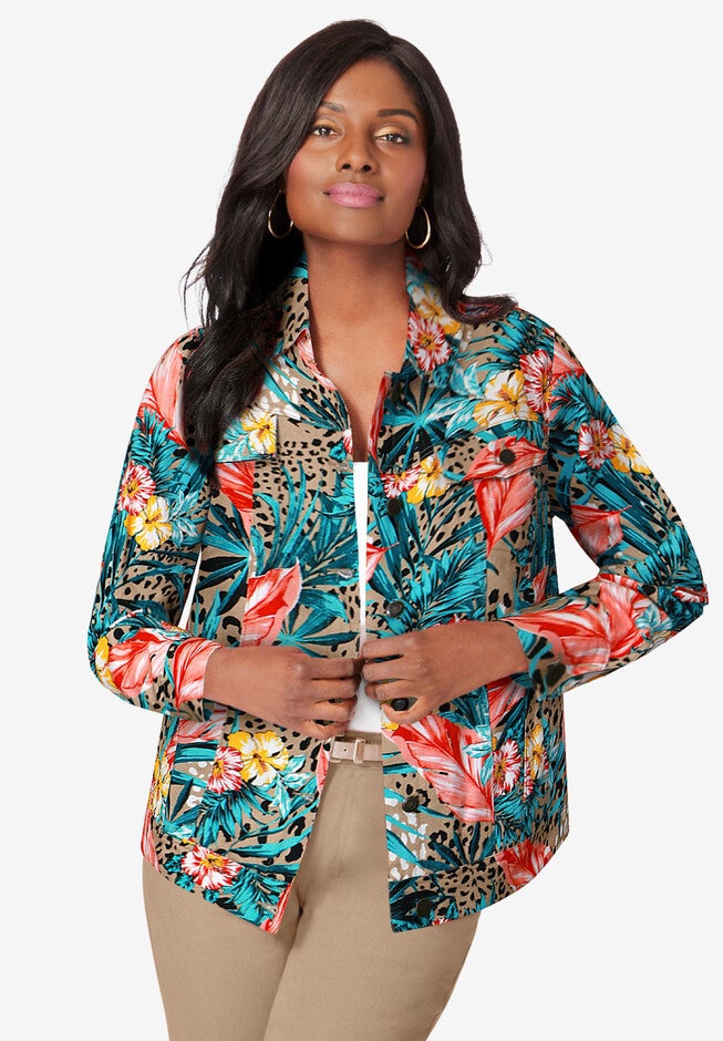 Classic Cotton Denim Jacket Catherines