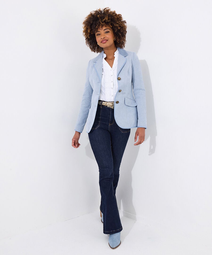 Classic Blazer, FRENCH BLUE, alternate image number 4