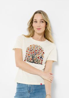 Cotton Slub Graphic Tee