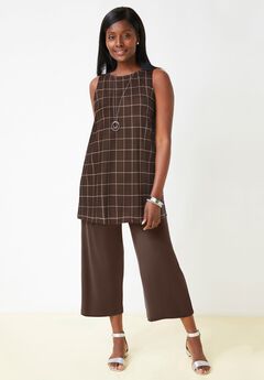 Stretch Knit Tunic Tank