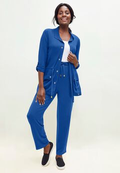 2-Piece Stretch Knit Cargo Set