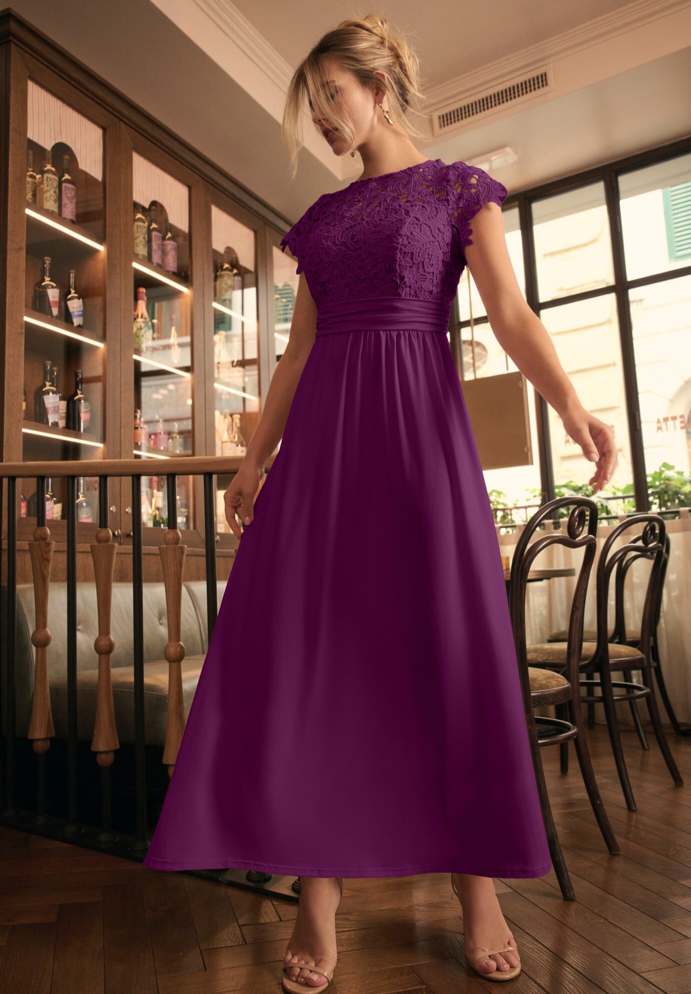 chinese dress ladies Mon Cherie Lace Dress