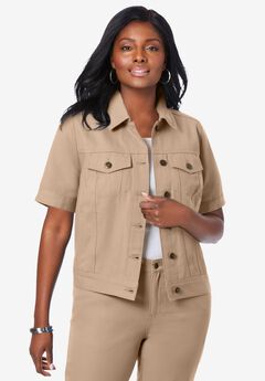 Short Sleeve Denim Jacket