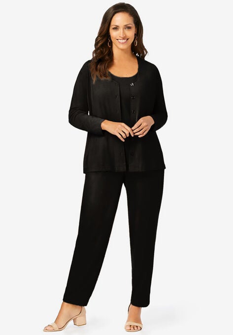 4-Piece Wardrober, BLACK, hi-res image number null