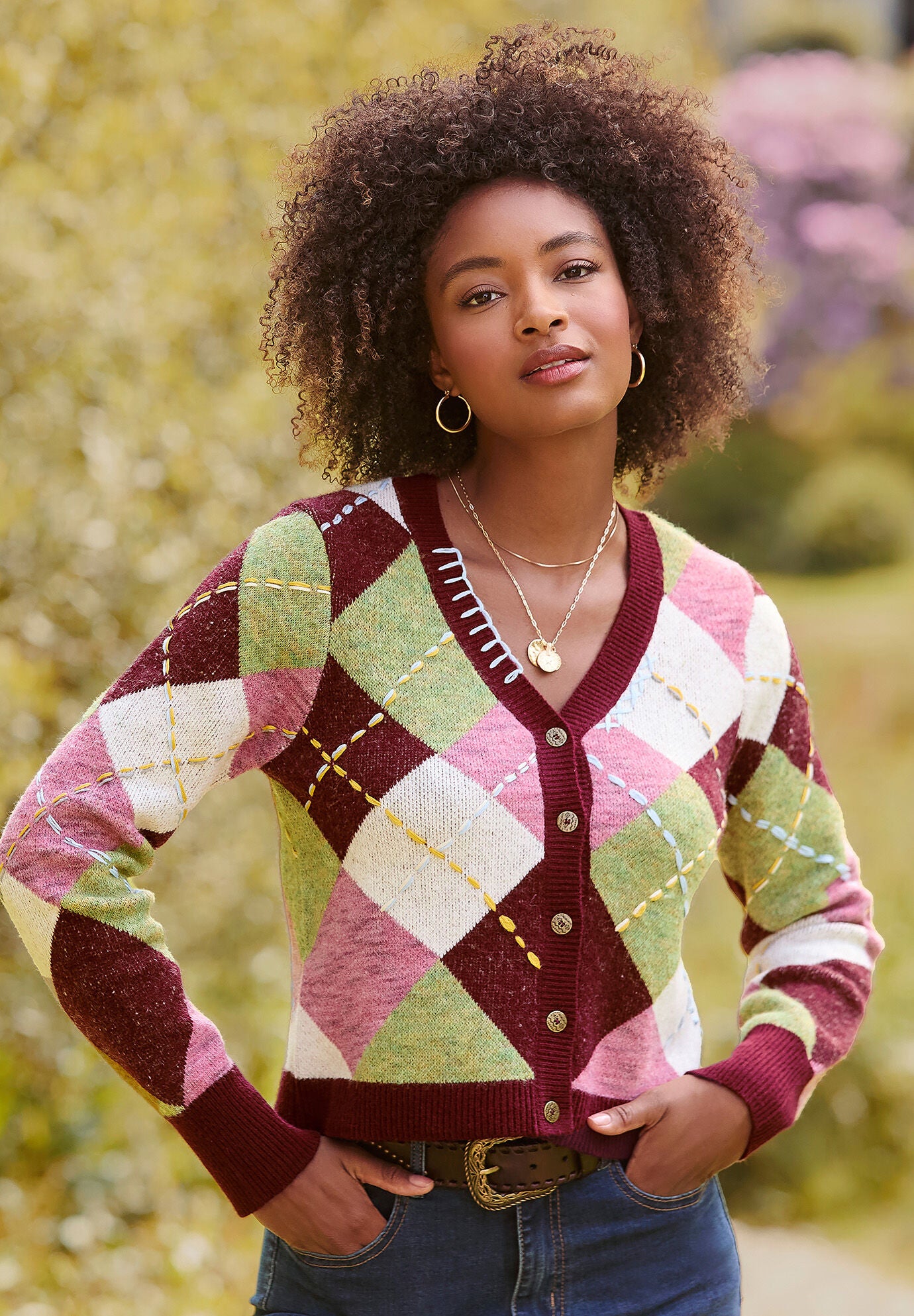 Argyle Cardigan