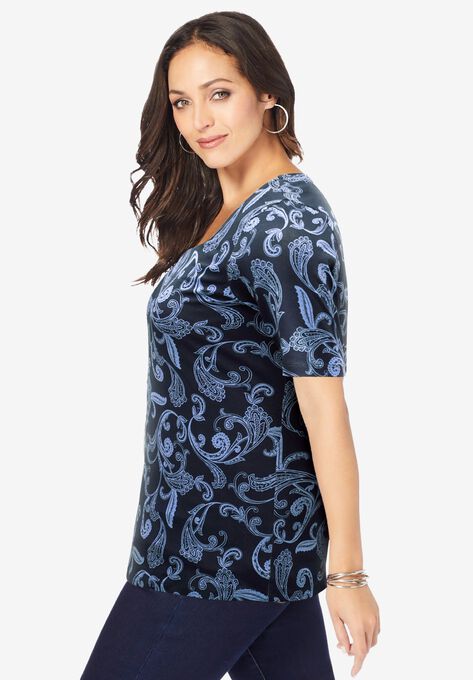 Square Neck Tee, , alternate image number null