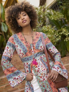 Boho Slit Front Tunic
