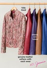 Three-Quarter Leather Jacket, , alternate image number null