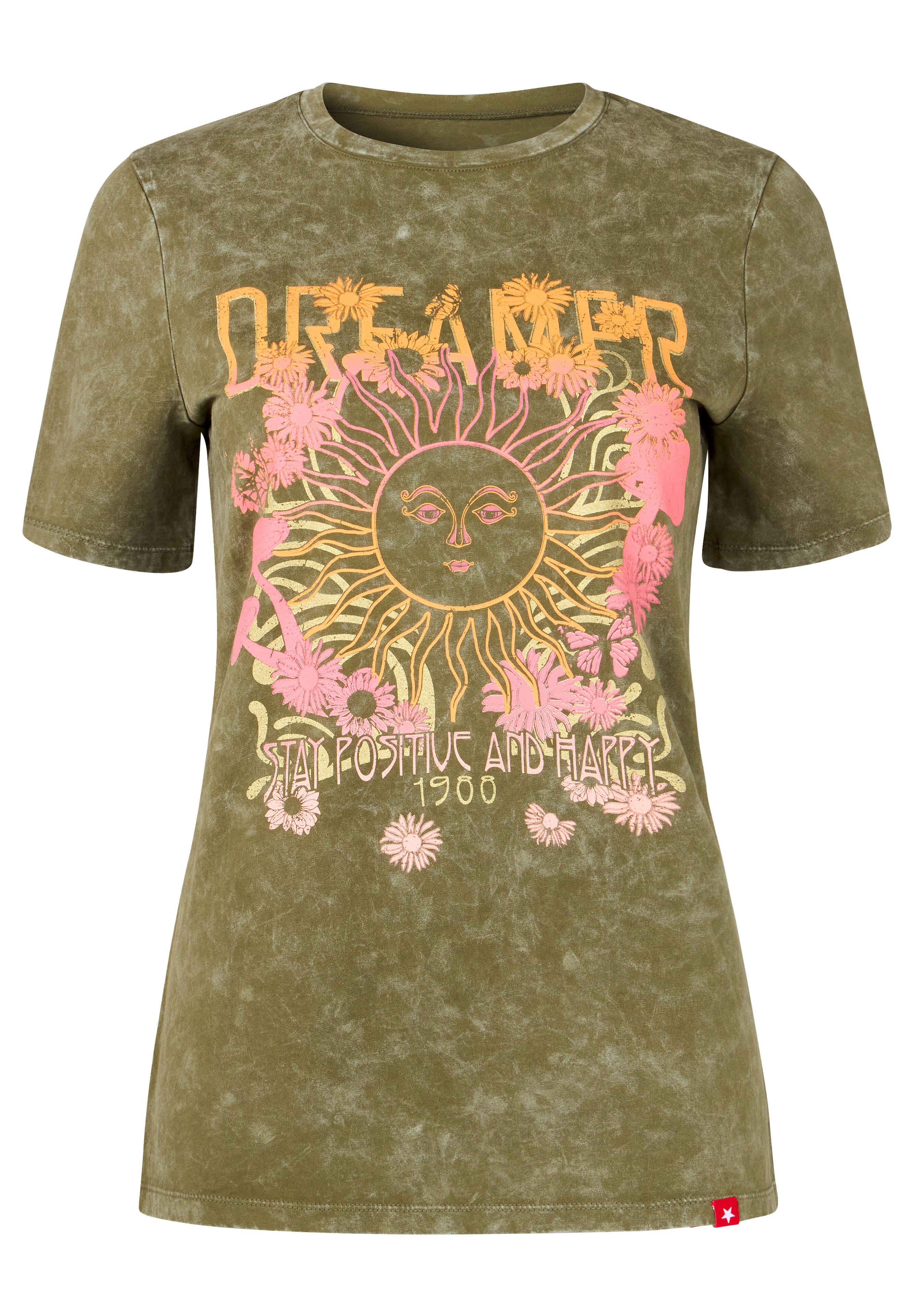 Stretch Cotton Graphic Tee, DREAMER, alternate image number 5