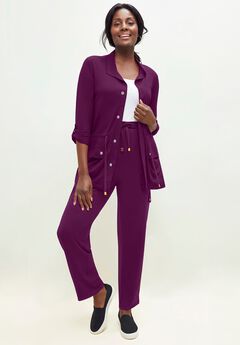 2-Piece Stretch Knit Cargo Set
