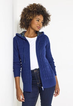 Cable Zip Hoodie