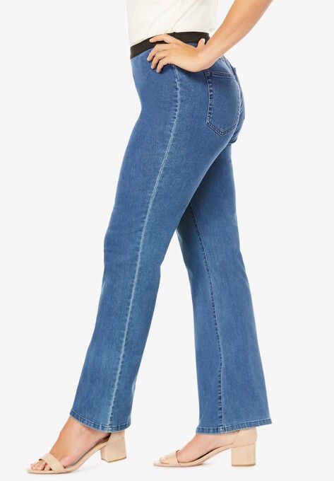 bootcut jeggings with pockets