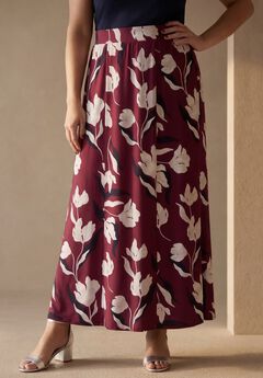 Stretch Knit Maxi Skirt