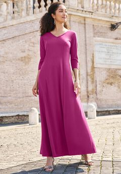 Plus Size Off Shoulder Maxi Dresses
