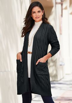 Plus Size Cardigans With Pockets