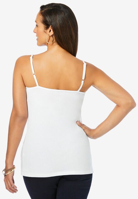 Cami Top with Adjustable Straps, , on-hover image number null