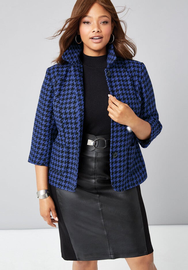 Cropped Blazer, , alternate image number 3