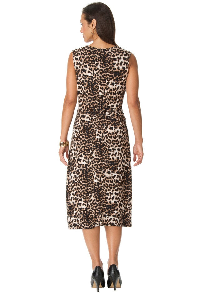 Sleeveless Wrap Dress, , on-hover image number null