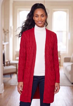 Cable Duster Sweater