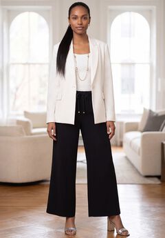 The Effortless Drawstring Wide-Leg Pant