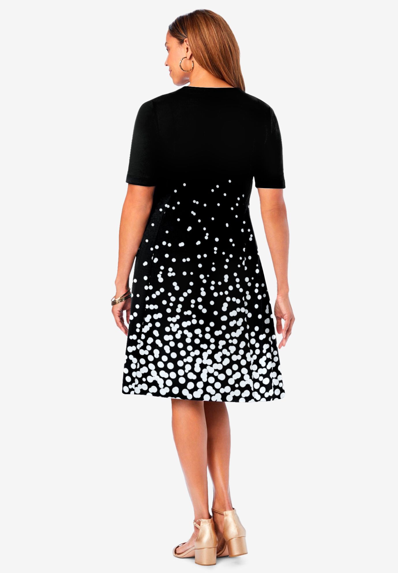 Ponte Flare Dress