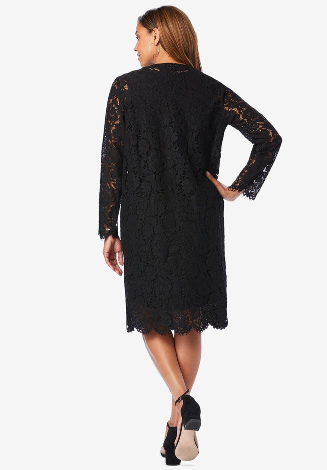 2-Piece Lace Jacket Dress, , on-hover image number null