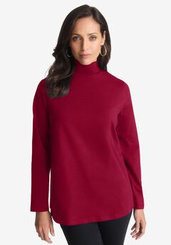 Long Sleeve Mockneck Tee