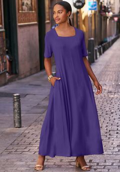 Square Neck Maxi Dress