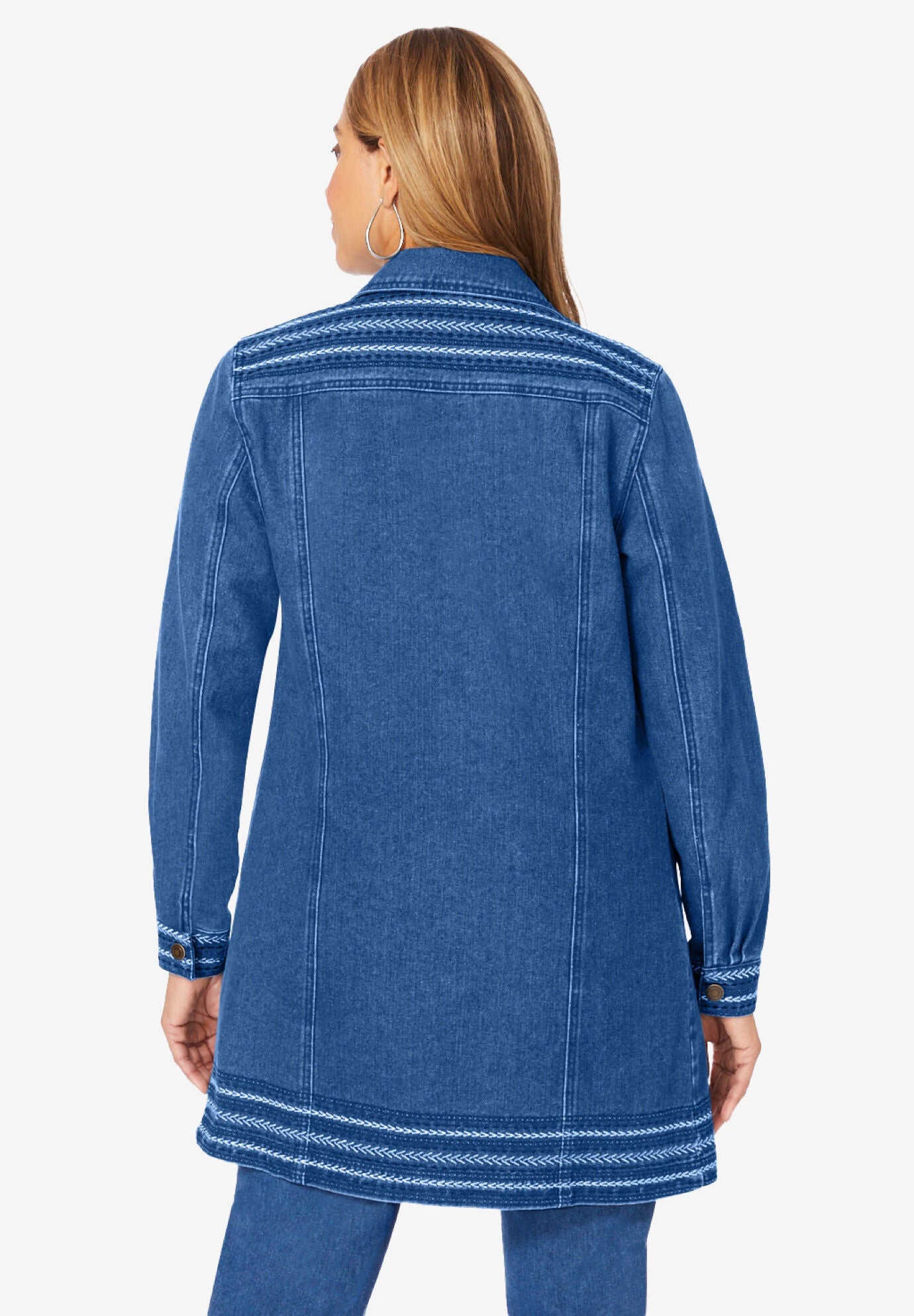 Long Denim Jacket Catherines