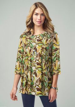 Stretch Knit Swing Tunic