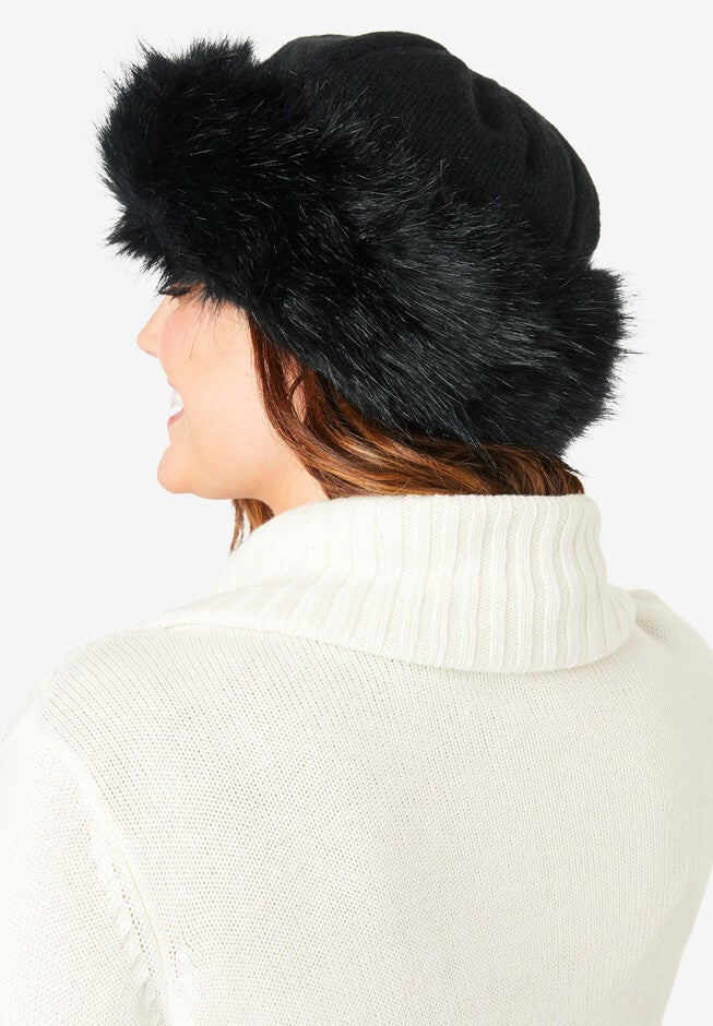 Faux Fur Hat, , on-hover image number 1