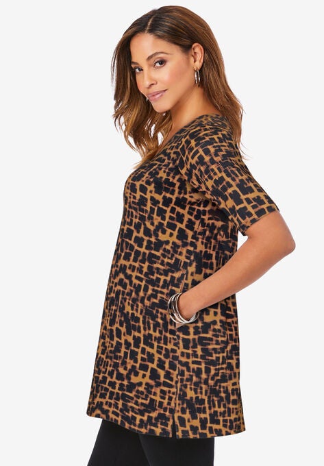 Square-Neck Tunic, , alternate image number null