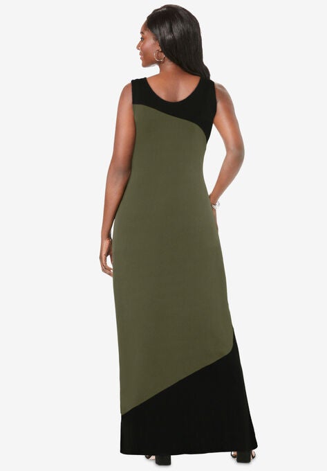 Sleeveless Knit Maxi Dress, , on-hover image number null