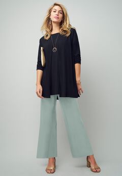Plus Size Knit Pull On Pants