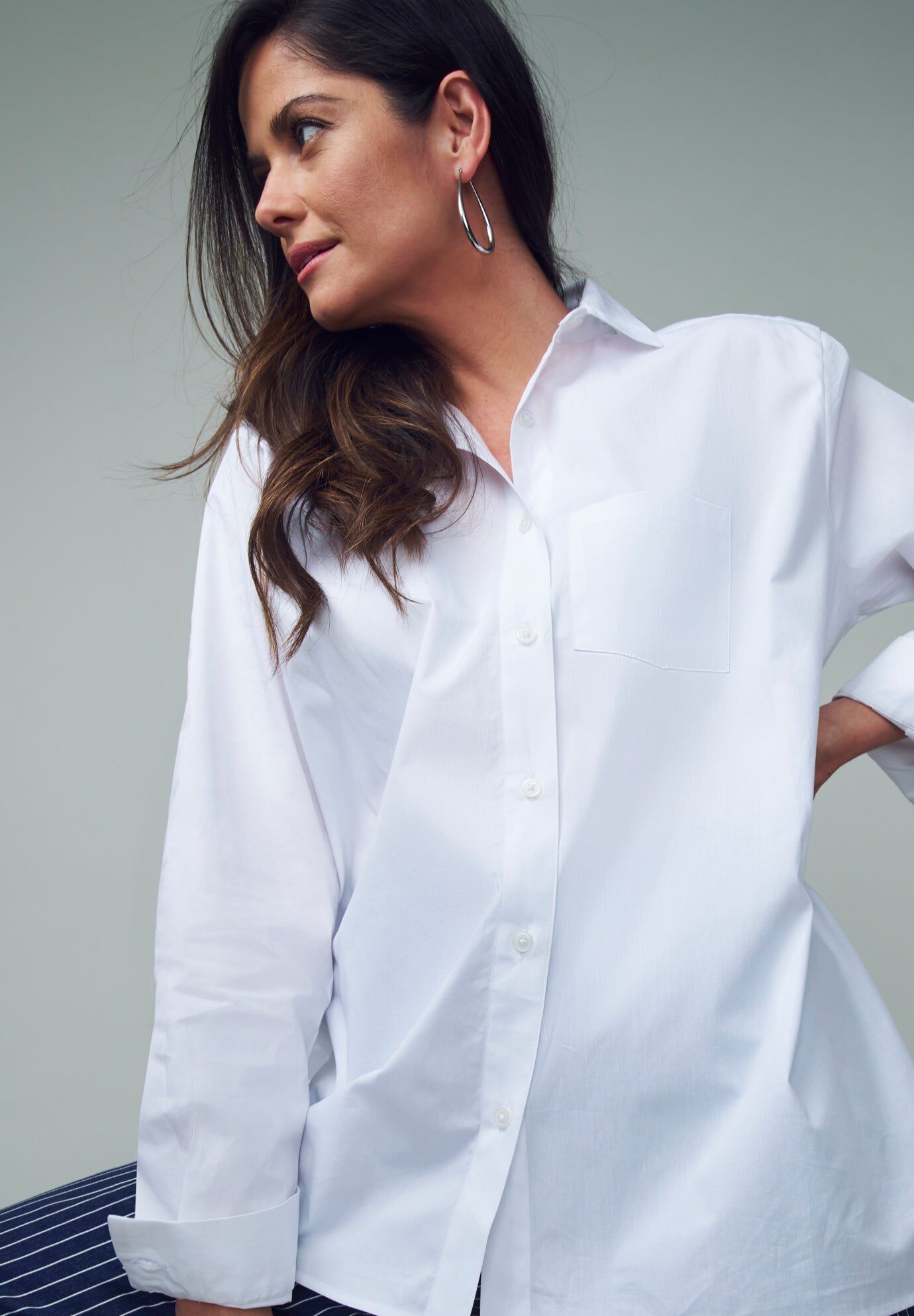 Chemise Légère En Coton Catherines Taille 3X - Imprimé Carreaux Rouges, Manches Longues, Occasion Parfaite