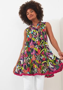 Sleeveless Tiered Tunic
