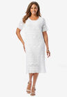 Crochet Dress, WHITE, hi-res image number null