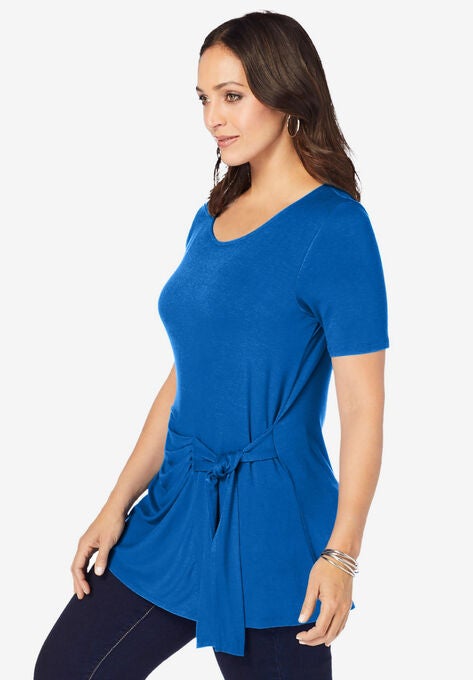 Side-Tie Tee, , alternate image number null