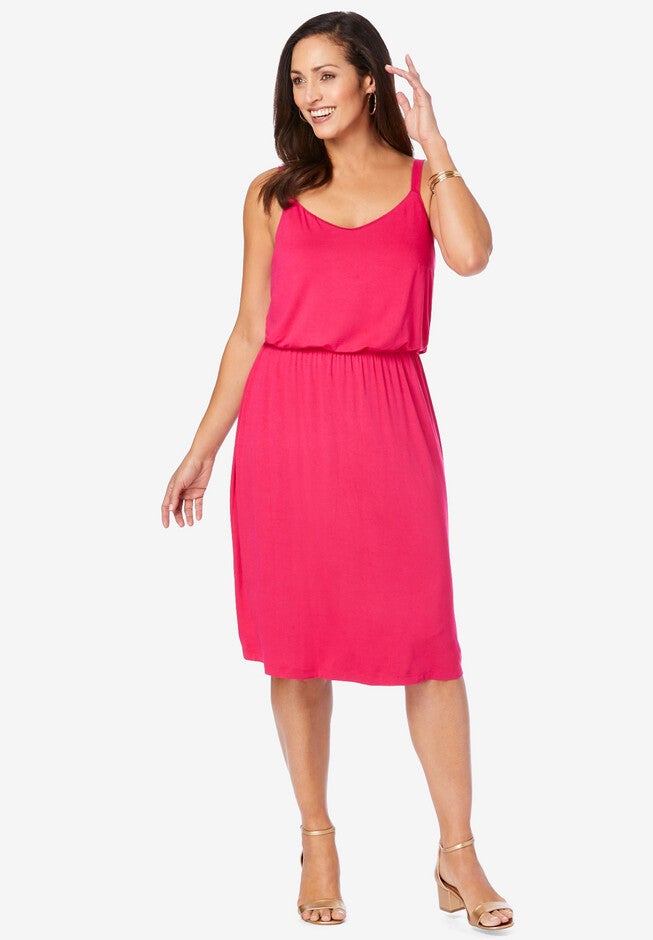 Blouson Sundress, PINK BURST, hi-res image number null