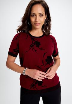 Fine Gauge Crewneck Knit Shell