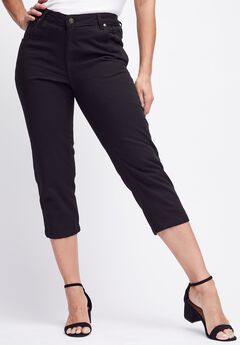 Classic Cotton Denim Capri
