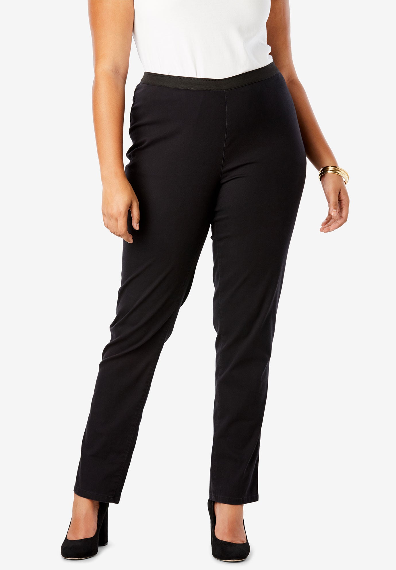 Jessica London Women s Plus Size Stretch Denim Straight Leg Jegging 32 Green Khaki