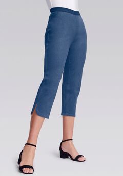Stretch Denim Crop Jeggings