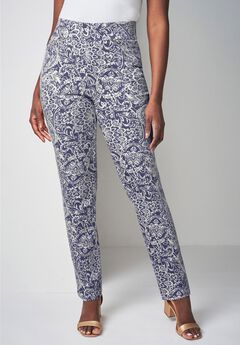 Comfort Waist Stretch Denim Straight-Leg Jean