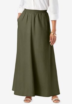 Linen Maxi Skirt